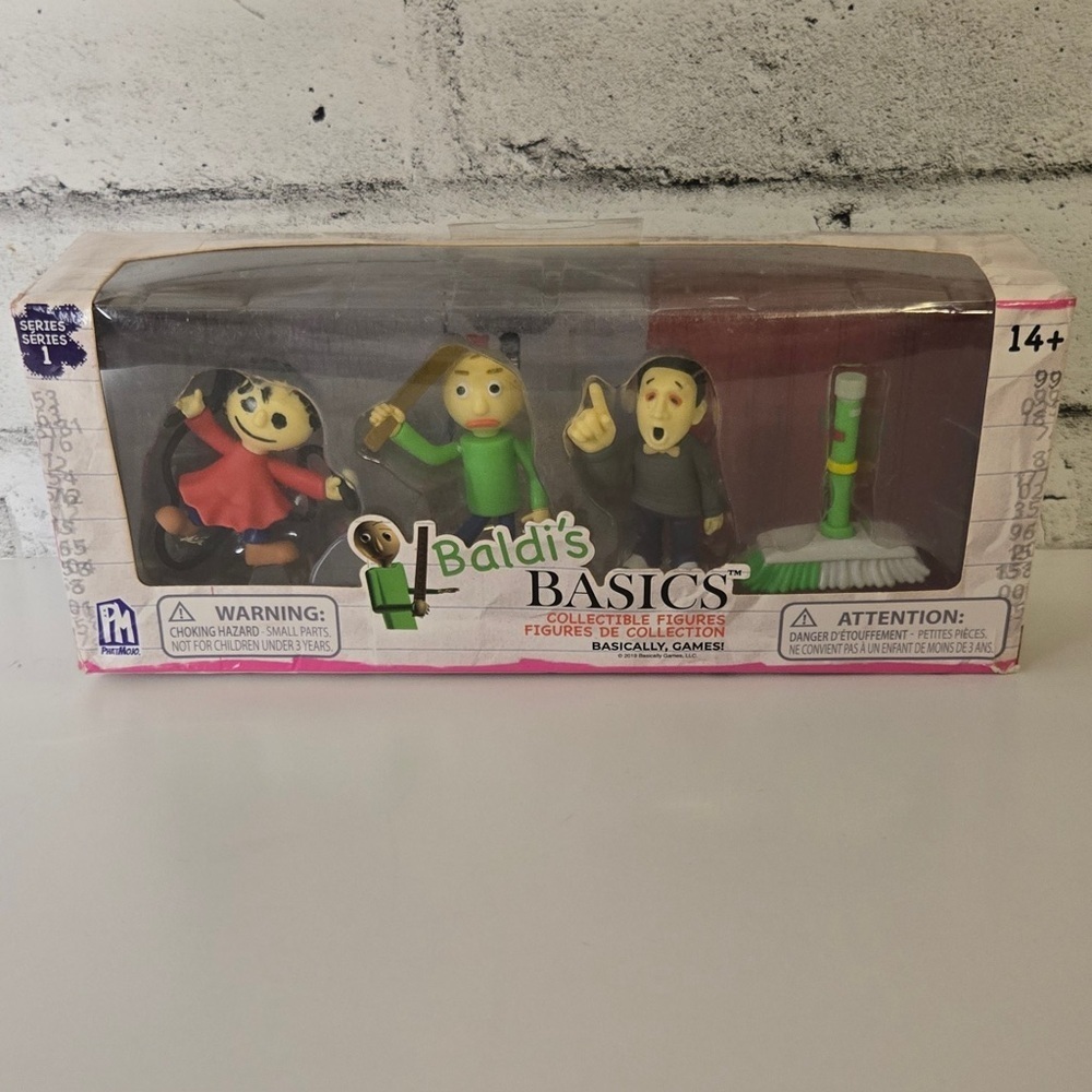 Baldis Basics Series 1 Collectible Figure Set PhatMojo Basically Games Boxed